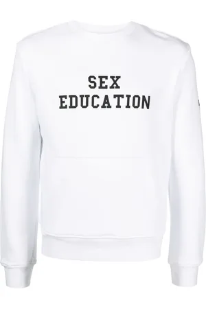Neil Barrett Sweatshirt med tekst-tryk og rund hals