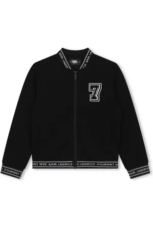 Karl Lagerfeld Bomberjakke med logotryk