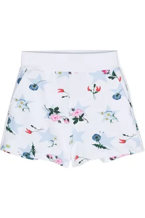 MONNALISA Shorts med blomstret tryk og jersey-tekstur
