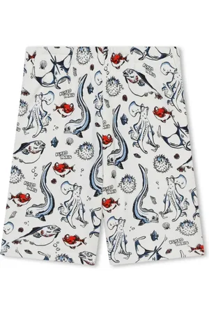 Kenzo Bermuda-shorts med grafisk tryk
