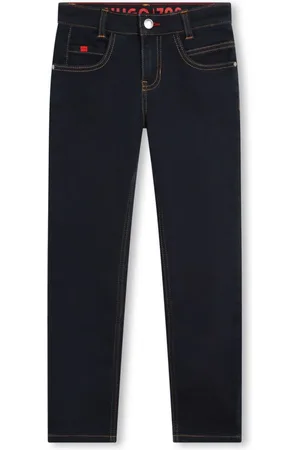 HUGO BOSS Jeans med lige ben og mellemhøj talje