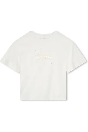 Chloé T-shirt med logotryk