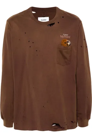 DOUBLET Sweatshirt med bjørne-applikation