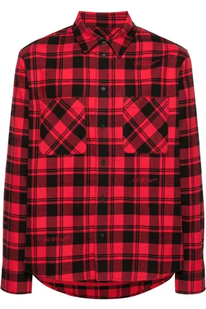OFF-WHITE Ternet flannelskjorte