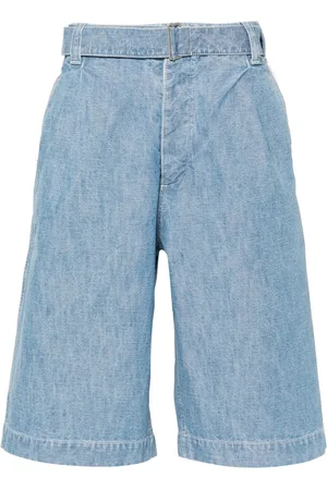 Kenzo Denimshorts med plisseret detalje