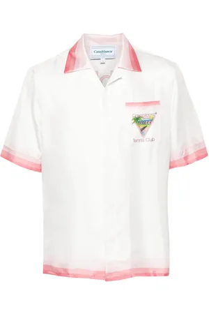 Casablanca Ikonisk Tennis Club silkeskjorte