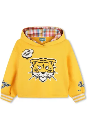 Kenzo Hættetrøje med tigerhoved-tryk