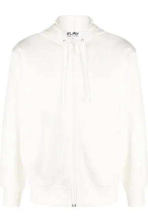 Comme des Garçons X the Artist Invader hættetrøje med pixeleret applikation