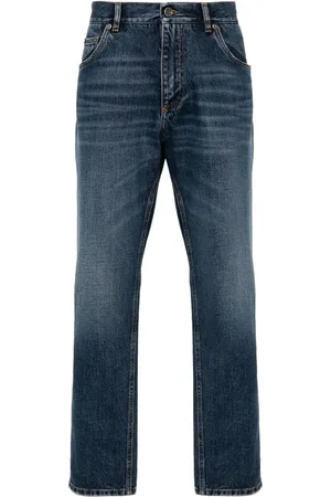 Dolce & Gabbana Jeans med lige ben og logoplade