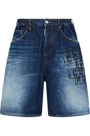 Dsquared2 Denimshorts med logotryk