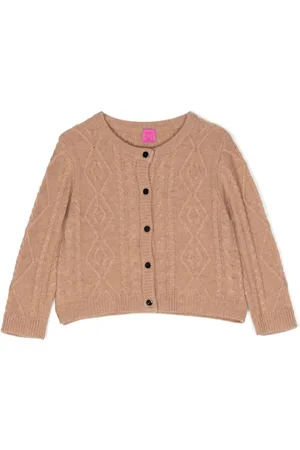 Cashmere In Love Cropped Alaska kabelstrikket cardigan