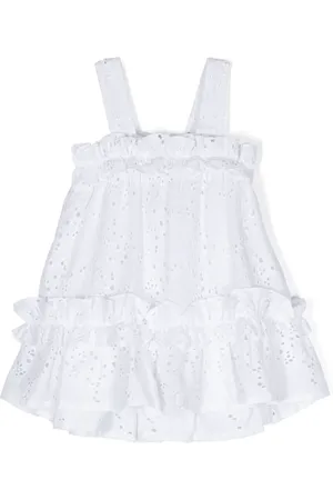 Lapin House Kjole med broderie-anglaise