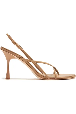 Studio Amelia Wishbone 75mm sandaler i læder