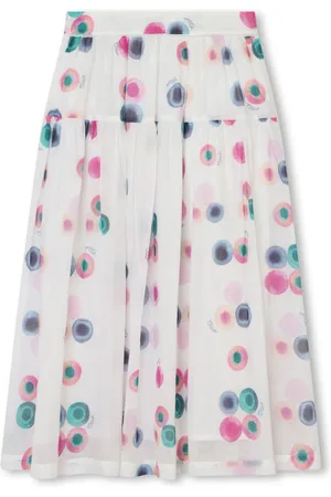 Chloé T-shirt med abstrakt tryk
