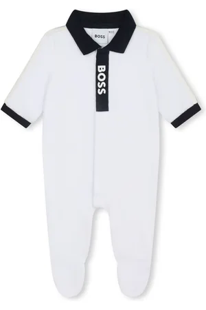 HUGO BOSS Pyjamas i velour med logotryk
