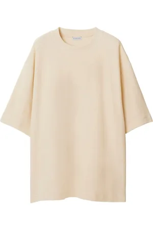 Burberry T-shirt i frotté-finish med logotryk