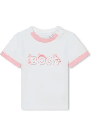 HUGO BOSS Kortærmet T-shirt med logotryk
