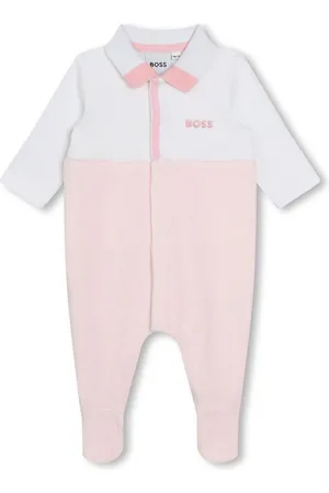 HUGO BOSS Broderet pyjamas i velour