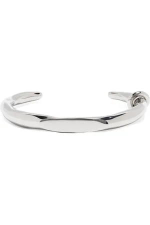 Jil Sander Cuff-armbånd med indgraveret logo