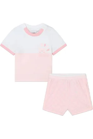HUGO BOSS Shorts-sæt i jersey med logotryk