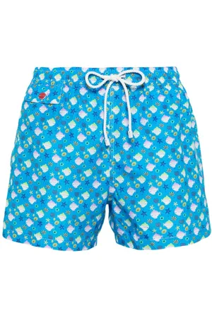 Kiton Badeshorts med grafisk tryk
