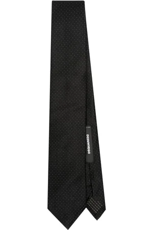 Dsquared2 Polkaprikket slips med spids tip