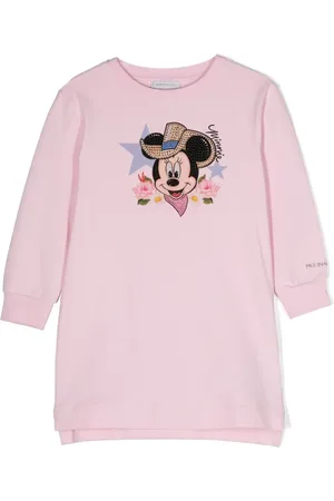 MONNALISA Kjole i jersey med Minnie-tryk