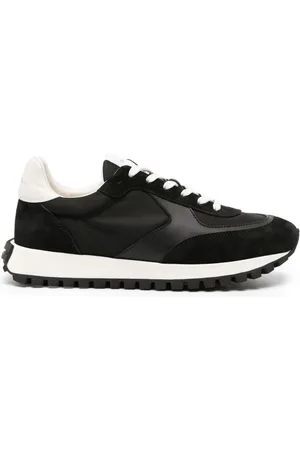 Gianvito Rossi Gravel sneakers i ruskind med paneler