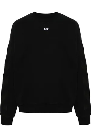 OFF-WHITE Sweatshirt med Diag-striber