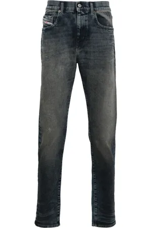 Diesel 2019 D-Strukt jeans med smal pasform og lav talje