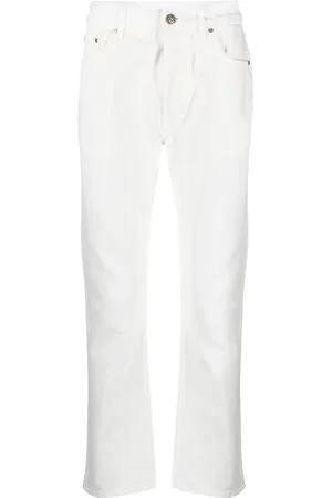 Palm Angels Logopræget jeans med lige ben