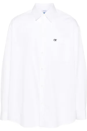 OFF-WHITE Skjorte med broderet logo