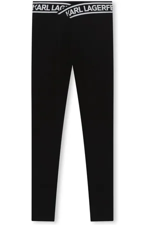 Karl Lagerfeld Leggings med logobånd i taljen