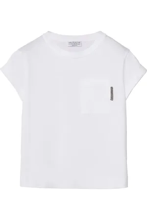 Brunello Cucinelli Monili-udsmykket T-shirt