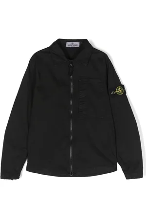 Stone Island Jakke med kompasmærke og lynlås