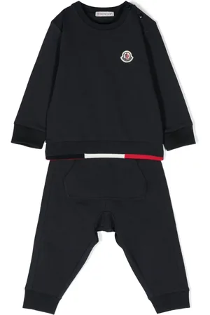 Moncler Træningsdragt i stræk med logomærke