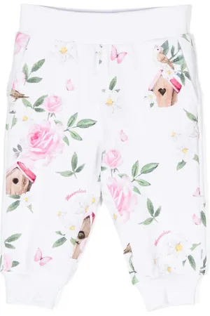 MONNALISA Cropped bukser i bland med blomstret tryk