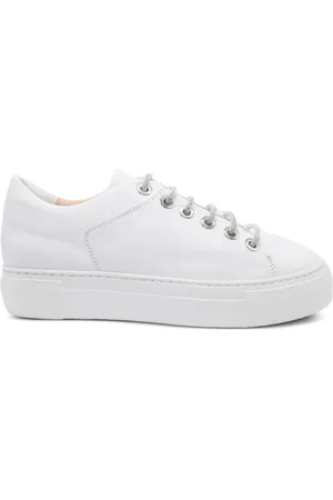 AGL ATTILIO GIUSTI LEOMBRUNI Crystal Greca sneakers i læder