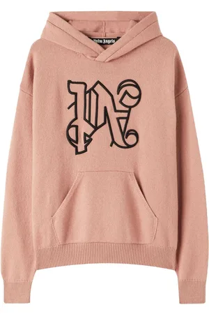 Palm Angels Hættetrøje med monogram-broderi og lynlås