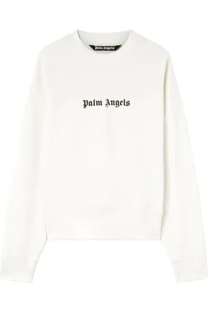 Palm Angels Sweatshirt i jersey med logotryk