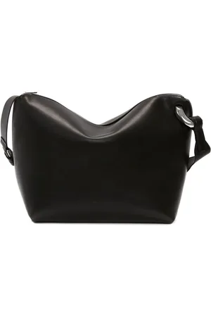 J.W.Anderson Corner crossbody-taske i sølvfarvet læder