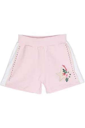 MONNALISA Shorts med blomstret broderi