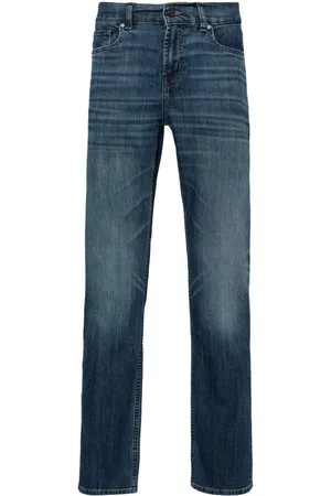7 for all Mankind Mellemhøje Slimmy jeans med slank pasform