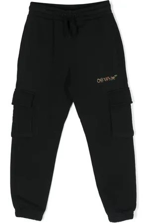 OFF-WHITE Joggingbukser i jersey med Diag-stribe