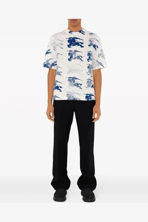 Burberry T-shirt med EKD stempel-tryk