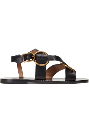Ralph Lauren Pony 55mm lædersandaler