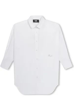 Karl Lagerfeld Skjortekjole med logotryk