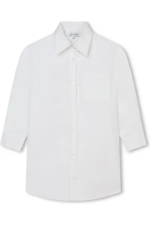 Marc Jacobs Skjortekjole i poplin med Jumbled-logo
