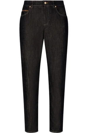 Dolce & Gabbana Jeans med lige ben og logoplade