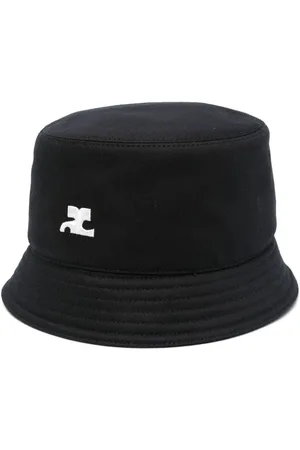 Courrèges Bøllehat med logoapplikation